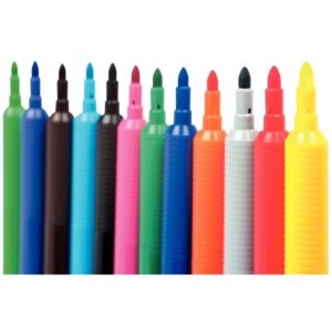 Classpack de 144 feutres pointe moyenne, couleurs assorties