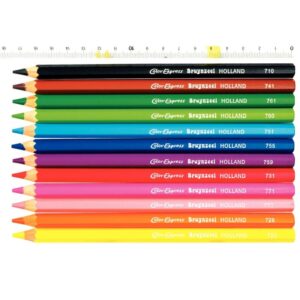 Coffret bois de 144 crayons de couleur gros module assortis