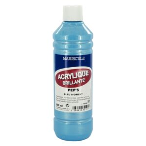 Coffret de 8 flacons 500 ml de peinture acrylique “ULTRA GLOSS”, couleurs pep’s