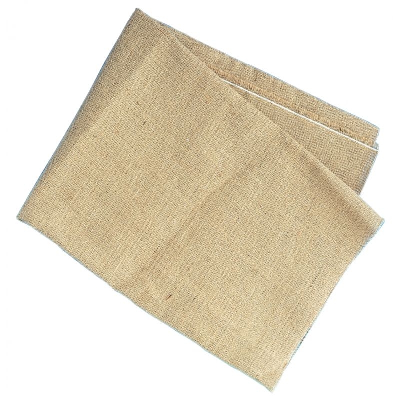 Coupe de toile de jute naturelle de 1 x 1,25 m