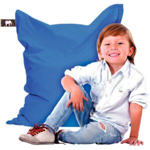 Coussin géant bleu