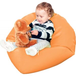 Coussin poire orange