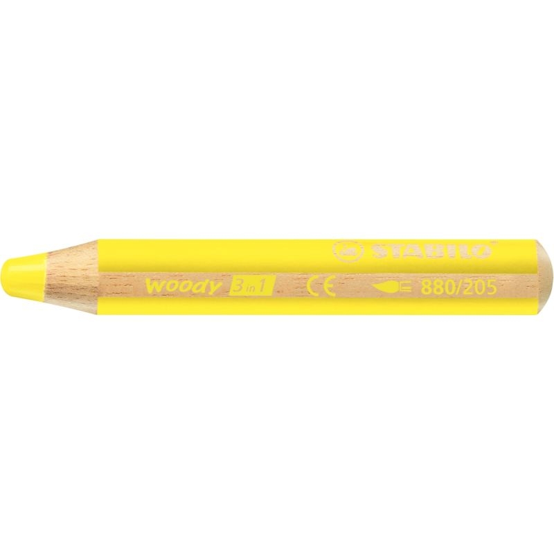 Crayon de couleur Woody jaune