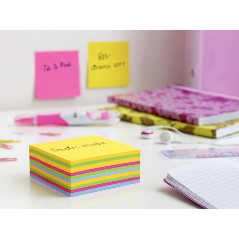 Cube de 450 feuilles de notes post-it