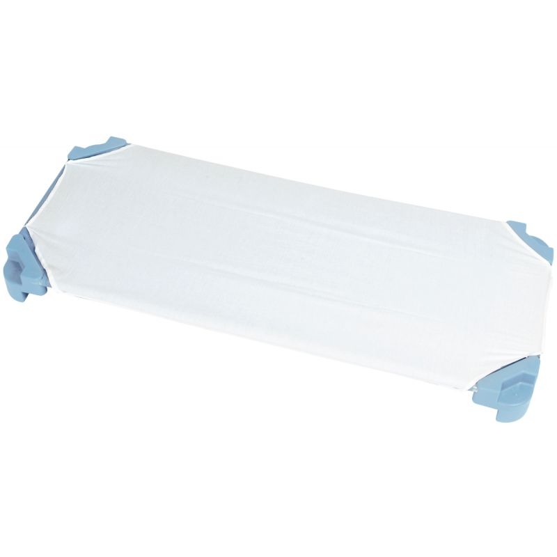 Drap housse blanc pour couchette