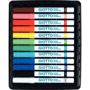 Etui de 12 feutres Giotto Décor matérials