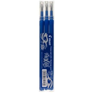 Etui de 3 recharges pour stylo Frixion bleu