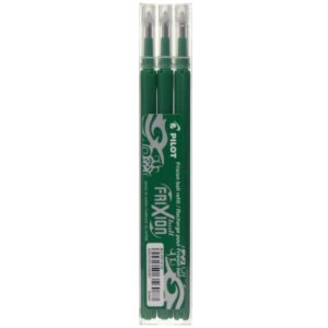 Etui de 3 recharges pour stylo Frixion vert