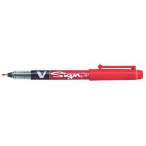 Feutre Pilot V-Sign Pen rouge