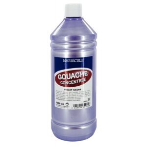 Flacon 1L de gouache concentrée MAJUSCULE, violet nacré