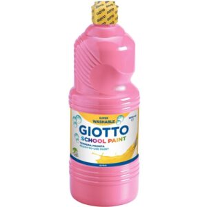 Flacon de 1 Litre de gouache liquide lavable GIOTTO rose