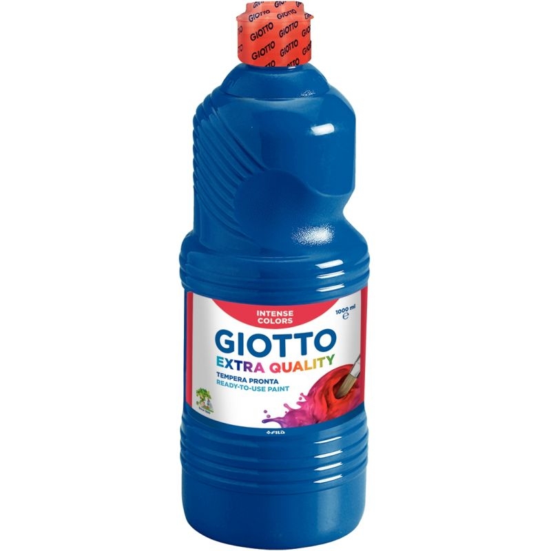 Flacon de 1L de gouache liquide GIOTTO, bleu outremer