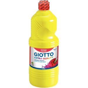 Flacon de 1L de gouache liquide GIOTTO jaune primaire