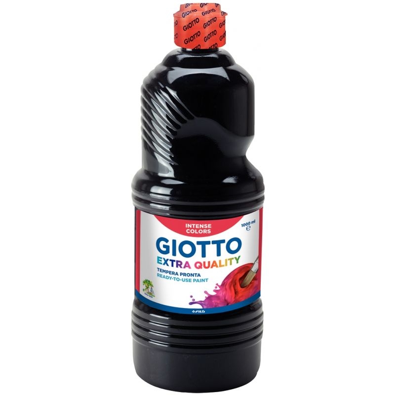 Flacon de 1L de gouache liquide GIOTTO noir