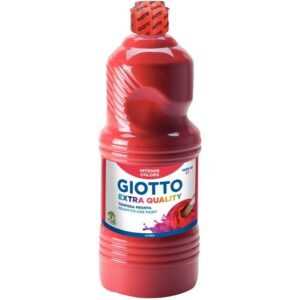 Flacon de 1L de gouache liquide GIOTTO rouge écarlate