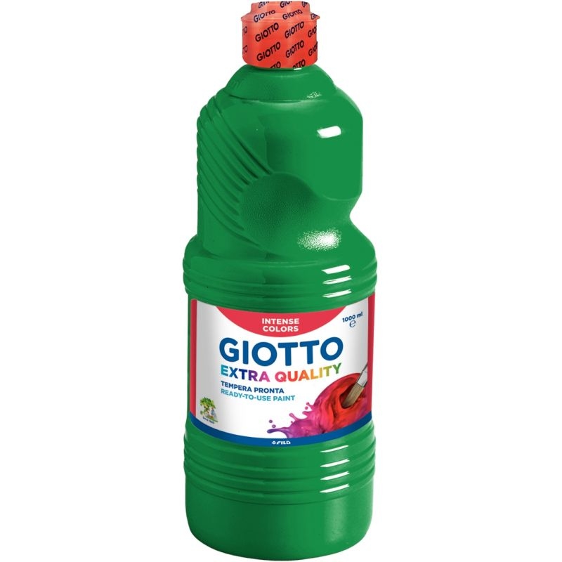 Flacon de 1L de gouache liquide GIOTTO, vert foncé