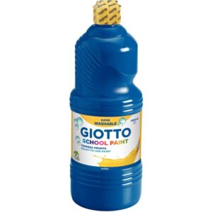 Flacon de 1L de gouache liquide lavable GIOTTO, bleu outremer