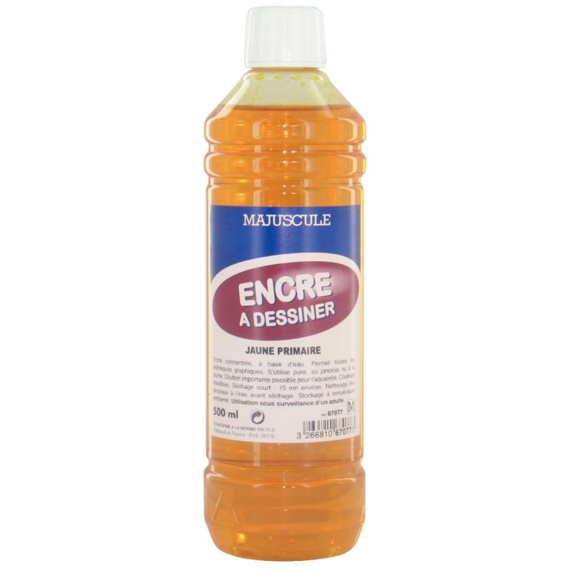 Essdee Encre Bloc Jaune Citron 100 Ml - Encre Imprimerie De Haute Qualité Pour Linoléum