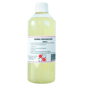 Flacon de 500 ml de vernis craqueleur