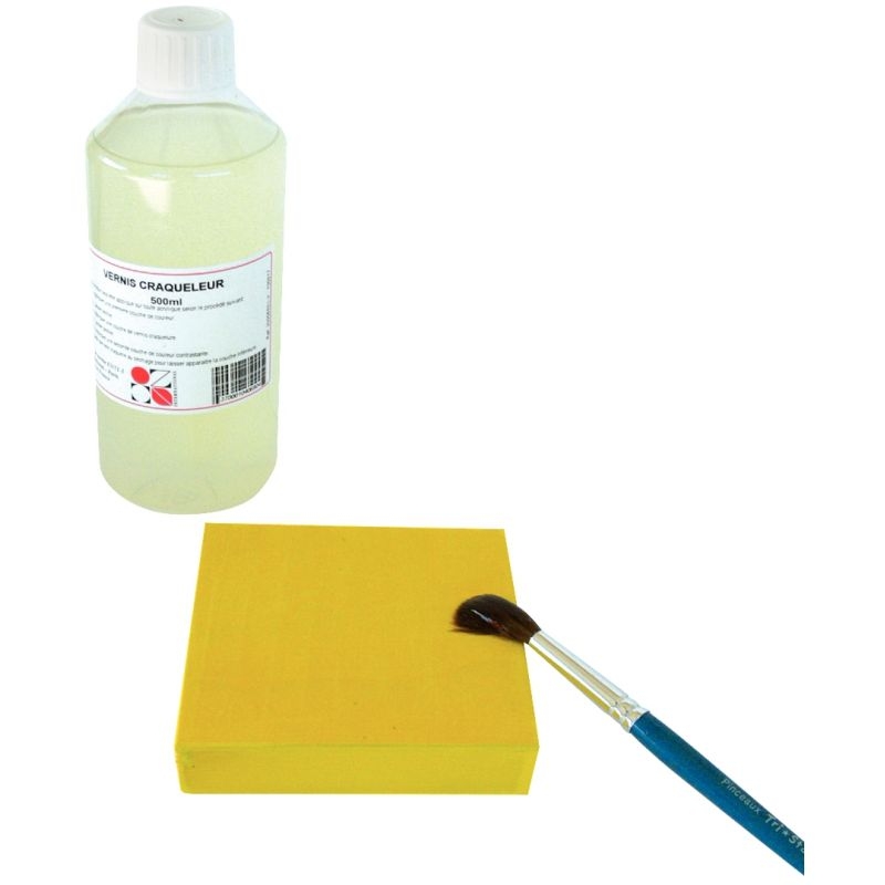 Flacon de 500 ml de vernis craqueleur