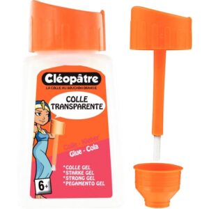 Flacon de 80 g de colle forte en gel transparente