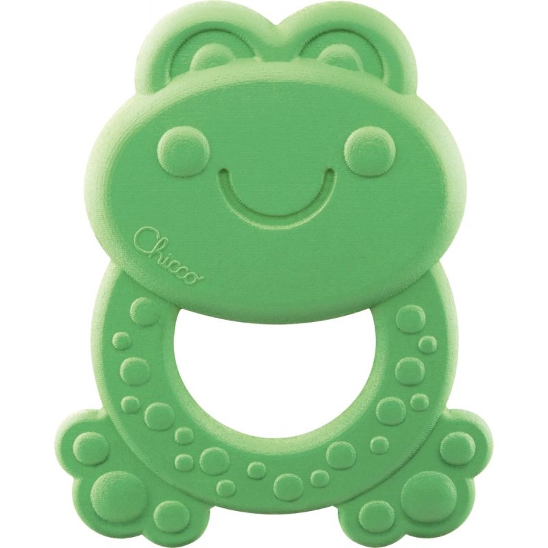 Hochet de dentition en bioplastique Chicco, la grenouille