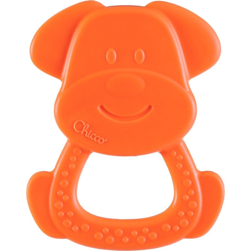 Hochet de dentition en bioplastique Chicco, le chien