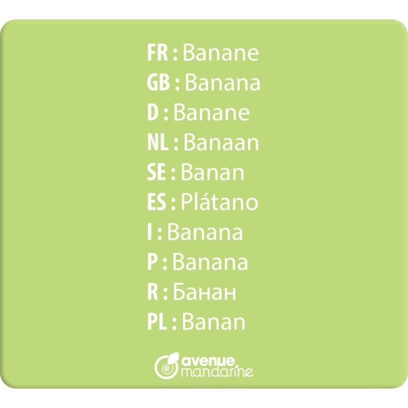 Imagier multilingue des fruits