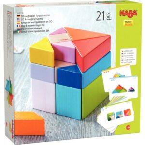 Jeu d’assemblage 3D cube tangram