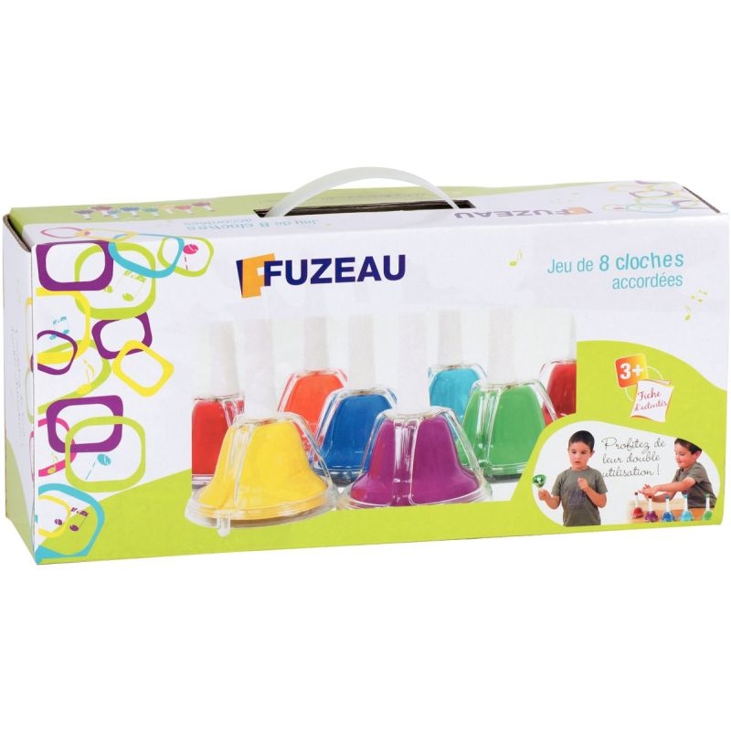 FUZEAU JEU DIATONIQUE DE 8 CLOCHES ACCORDEES