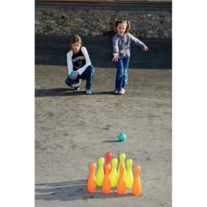 Jeu de bowling 9 quilles en plastique + 2 boules