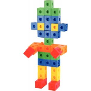 Jeu de construction cubes colorés 100 pièces