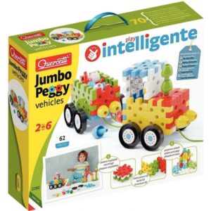 Jeu picots Jumbo véhicules, 62 pièces