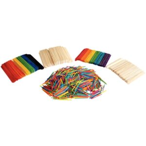 Kit de 1 200 bâtonnets + allumettes assortis