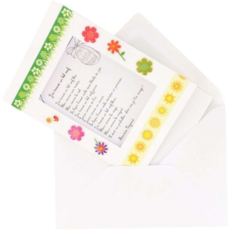 Lot De 10 Cartes Passe-Partout Blanches DIN A6 - Aspect Cuir, Avec Insert Et Enveloppe C6, 30 Motifs Au Choix