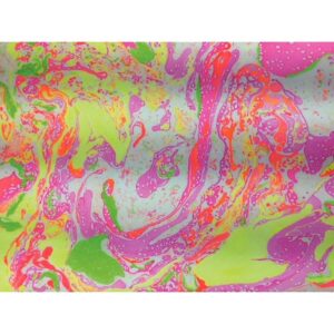Kit de marbling 6 flacons 25ml, couleurs fluorescentes
