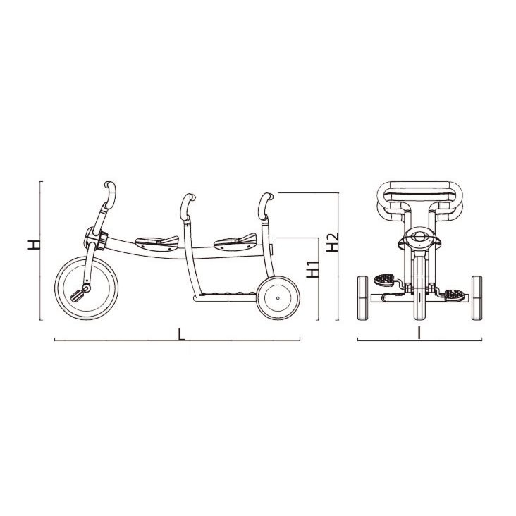 Bi-tricycle 4/6 ans