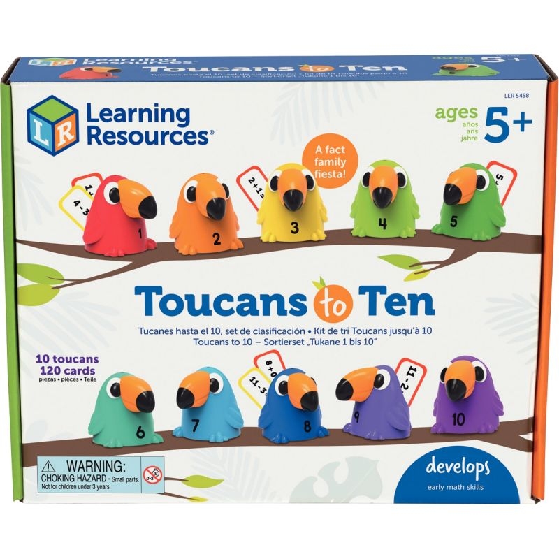 Les toucans de 1 à 10