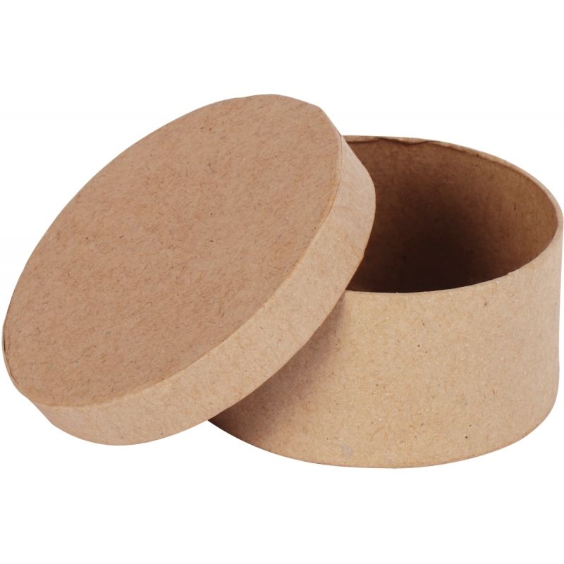 Lot de 10 boîtes rondes en carton, diamètre 7 cm