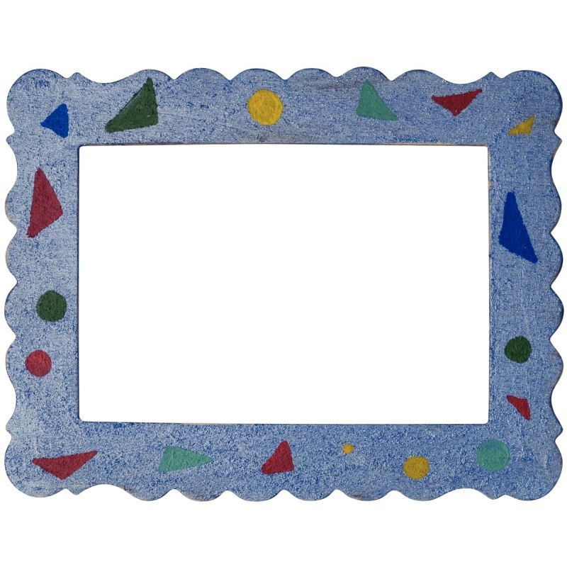 Lot de 10 cadres rectangulaires en bois