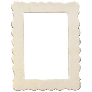 Lot de 10 cadres rectangulaires en bois