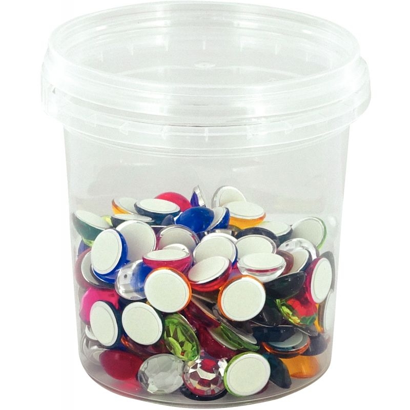 Lot de 10 pots vides 150ml avec couvercle