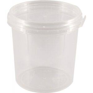 Lot de 10 pots vides 150ml avec couvercle