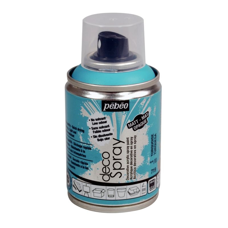 Lot de 10 sprays 100ml de peinture acrylique