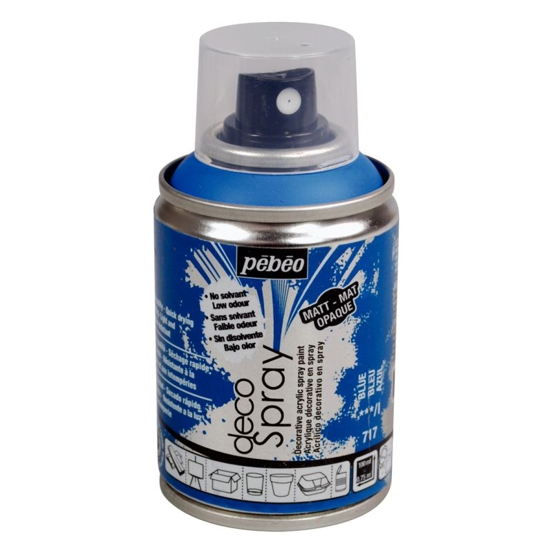 Lot de 10 sprays 100ml de peinture acrylique