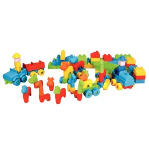 Lot de 106 briques SOFTCUBES