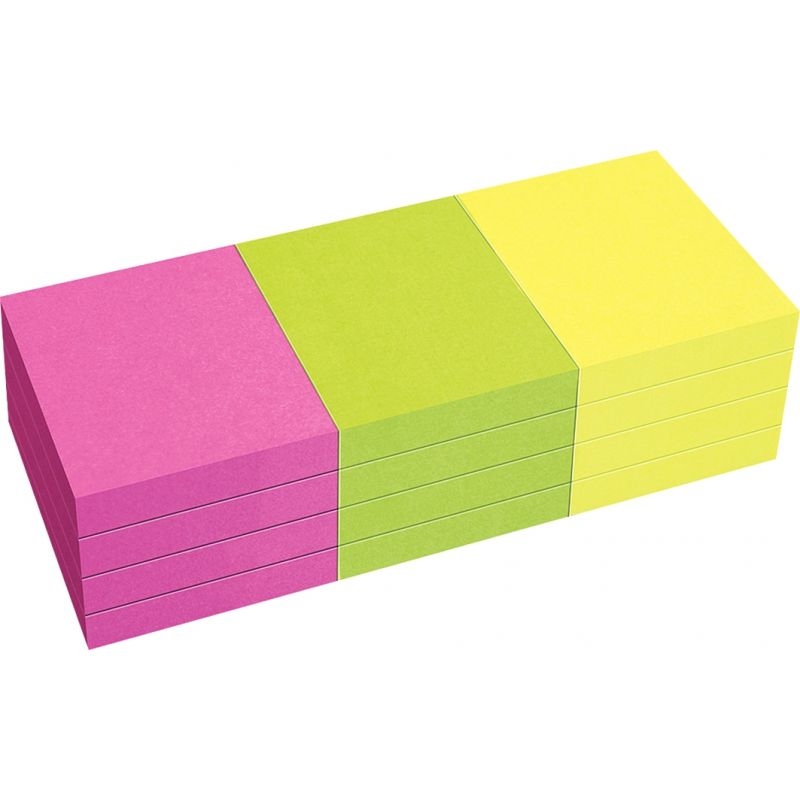 Lot de 12 blocs de notes repositionnables