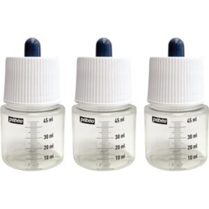 Lot de 3 flacons vides 45ml pour encres