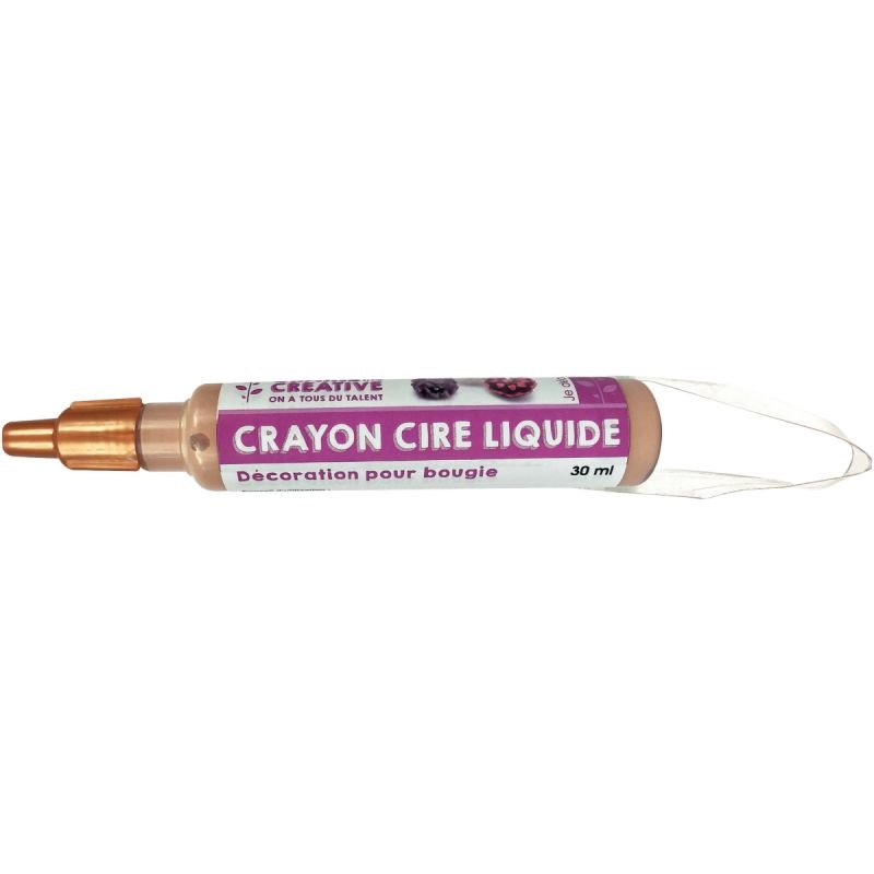 Lot de 4 crayons cire pour bougie, 30ml