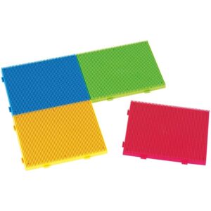 Lot de 4 plaques de base pour blocs de constructions